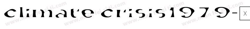 climate crisis1979字体转换